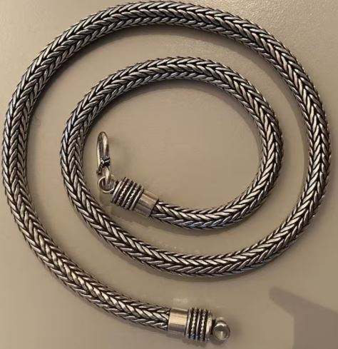 Oxidized Sterling Silver