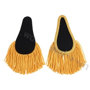 OEM ODM Wallow Embroidery Works Épaulettes et Plaques d'épaule formelles avec insignes - Product Image 2