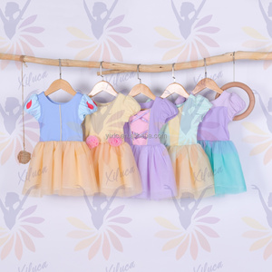 Abito da Principessa per Ragazze, Vestito Aderente con Fodera Non Trasparente, Stampa 3D in Organza e Tulle, Personalizzabile per Feste e Balli - Product Image 3