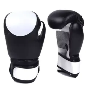 Gants de boxe en cuir de haute qualité, logo personnalisé, sangle de poignet réglable professionnelle, confortables, service OEM - Product Image 3