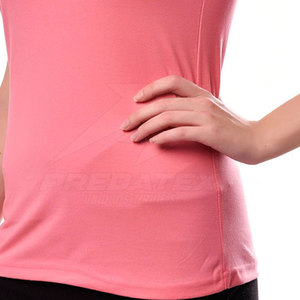 Camiseta de algodón ligera ajustada para mujer Ropa de verano elegante para adultos Transpirable y 100% algodón - Product Image 5