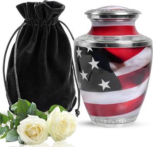 Urnas de cremación Classica de aluminio 100% de la mejor calidad para adultos Embalaje personalizado para cenizas Material metálico para compradores globales - Product Image 3