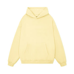 350gsm knitted sweater <b>men</b> wholesale cotton solid color <b>hoodie</b> <b>oversize</b> for <b>men's</b> hoodies and sweatshirts - Product Image 5