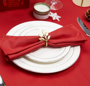 Classique Or Clair Métal Carré Serviette Anneau Maison Artisanat Exportations En Gros Style Vintage 2025 pour Les Fêtes De Mariage Et De Festival - Product Image 5