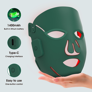 <span class=keywords><strong>Masque</strong></span> de luminothérapie <span class=keywords><strong>LED</strong></span> infrarouge flexible sans fil rechargeable Redfy pour le traitement de la peau du visage, appareil de beauté facial en silicone - Product Image 5