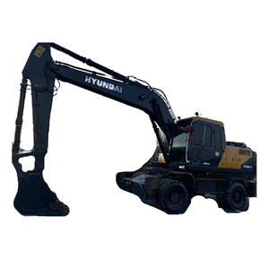 Excavadora usada de 21 toneladas Hyundai 210 Tipo con ruedas Excavadora usada Hyundai 210 a la venta En buena forma con alto rendimiento - Product Image 1