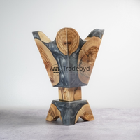 Brûleur à Bakhoor en bois et résine époxy fait main de luxe, élégant porte-encens décoratif, qualité supérieure, anti-odeur Tradebyd
