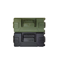 Boîte à munitions tactique compacte de taille 30 cal, étanche, boîte de rangement pour munitions, boîte à munitions en plastique, verte