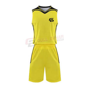 Couleurs audacieuses Logo personnalisé sans manches athlétique basket-ball maillot ensemble pour hommes 100% Polyester respirant été Shorts côté rayure - Product Image 1