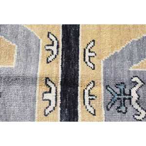 Alfombra Turca, Alfombra Extra Grande de 8.6x11 pies, Alfombra Azul con Diseño de Patchwork - Product Image 5