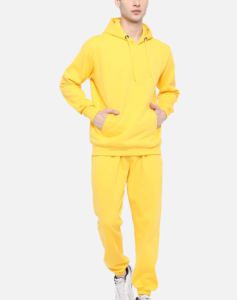 ชุดจ็อกเกอร์ผู้ชายแบบกำหนดเอง 2 ชิ้น ทรงหลวม ผ้าหนา 400 GSM ชุดวอร์มทรงบ็อกซี่ ทรงโอเวอร์ไซส์ ชุดลำลองสไตล์สบายๆ - Product Image 1