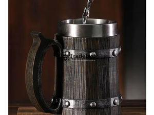 Tasse en bois poli à grain large Premium Drinkware par Tradebyd pour les boissons Premium - Product Image 2