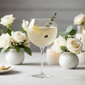 Bicchiere da vino personalizzato in Tritan per feste in piscina, design europeo, stampa digitale personalizzata, trasparente, nessun minimo d'ordine, prodotto in Francia - Product Image 3