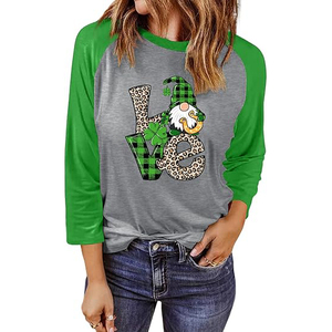 T-shirts à manches longues pour femmes, couleur unie, tissu en coton mercerisé doux et léger, respirant, tendance, confortable, quotidien - Product Image 1