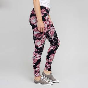 Vente en gros de leggings de sublimation pour femmes de haute qualité, respirant, écologique, doux, taille élastique, tissu 280g, meilleur legging de yoga - Product Image 2