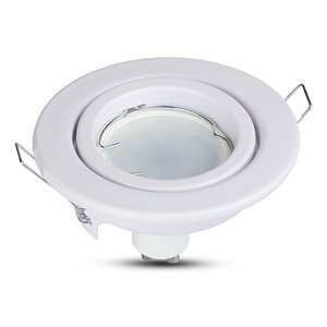 Supporto faretto a LED rotondo GU10 MR16 con faretto regolabile di colore bianco primavera SKU-3469-illuminazione/ - Product Image 2