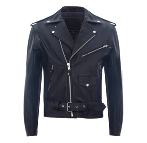 Chaquetas de cuero para hombre hechas en fábrica en Pakistán Fashion Street Wear Chaqueta de cuero genuino 100% Chaqueta elegante para hombre - Product Image 4