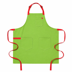 Tablier en toile robuste réutilisable sans manches avec logo personnalisé pour cuisine, pâtisserie, restaurant, uniforme de serveur - Product Image 6