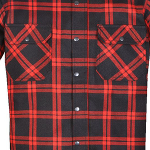 เสื้อเชิ้ตลำลอง kevler สำหรับผู้ชาย, แห้งเร็วระบายอากาศได้ดีกระดุมทรงหลวมพอดีตัวสำหรับมอเตอร์ไซค์ไซส์ใหญ่พิเศษ100% - Product Image 6