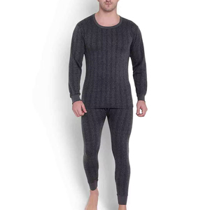 <b>Men</b> <b>Thermal</b> Suits-Plain Dyed Quick Dry Breathable 100% Cotton Customizable Colors Logo Top Selling Reasonable Price All Seasons - Product Image 1