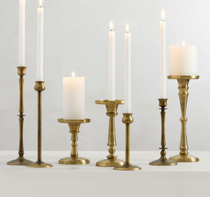 Portavelas cónico de Metal pulido dorado más vendido para decoración de restaurante en casa para vajilla decorativa de Pascua - Product Image 6