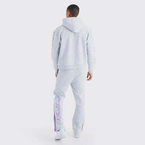 Vente en gros d'usine 2026 Survêtements de sport en coton personnalisés pour hommes, style décontracté, survêtements d'entraînement personnalisés XL Hiver - Product Image 4
