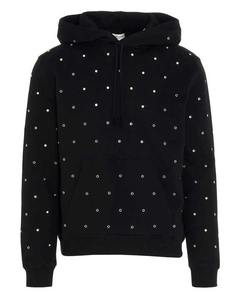Qualité supérieure Hommes Strass Surdimensionné Polaire Pull À Capuche Hiver Dernière Conception Élégant À La Mode Bling Streetwear - Product Image 4