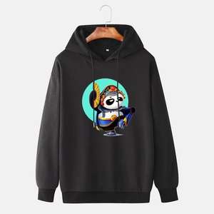 Sweat à capuche polaire uni pour homme, personnalisable avec logo imprimé, 100% coton 370 GSM, écologique, faible MOQ, prix compétitif, prêt à expédier en gros - Product Image 6