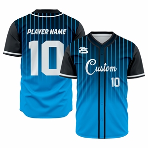 เสื้อเบสบอลระบายอากาศใส่สบายชุดชื่อและตัวเลขส่วนตัวสำหรับแฟนๆทีมกีฬา - Product Image 5