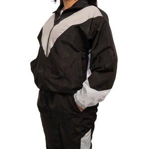 High Quality Women Autumn Casual Ladies Jogger Set Neon <b>Black</b> Grey Two Piece Set <b>Windbreaker</b> Girls Customized MADE BY HS 2026 - Product Image 4