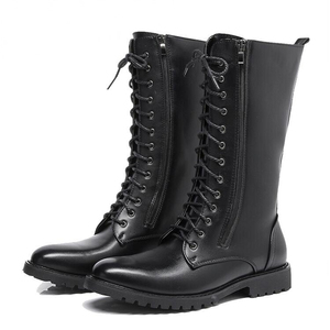 Bottes de cowboy en cuir marron de haute qualité pour hommes avec finition premium, semelle durable, confort et design classique de style western - Product Image 6