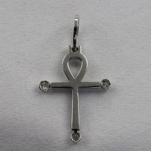 Diseño de moda religión Hiphop joyería VVS Moissanite diamante egipcio Ankh Cruz encanto colgante Unisex Hiphop colgante - Product Image 4