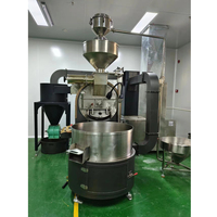 Torréfacteur à café électrique en acier inoxydable efficace, contrôle numérique pour usage domestique et commercial, capacité de torréfaction de 30 kg