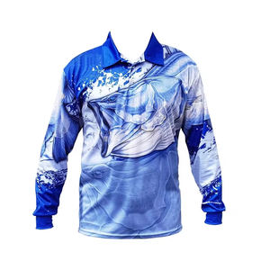 Camisetas de pesca sublimadas personalizadas de alta calidad, diseño de manga larga de secado rápido, logotipo, tamaño XXS, poliéster, precios razonables - Product Image 4