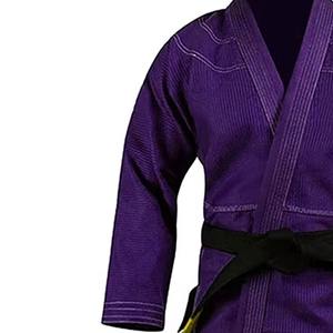 Servicio OEM, Venta Caliente, Uniforme de Jiu Jitsu y Karate Personalizado con Logotipo Frontal, Transpirable, de Algodón, Manga Larga, Venta al por Mayor de Artes Marciales para Hombre - Product Image 5