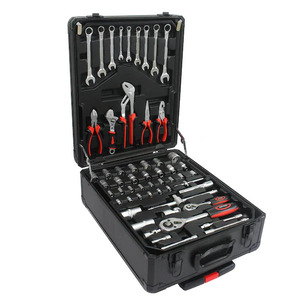 Boîte à outils électrique sans fil noire avec fer à repasser, 4 couches, étui rigide, roues, garantie de 3 ans - Product Image 6