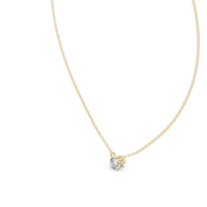 Collar de Diamantes CVD de 0.5 CT, Creados en Laboratorio, VVS-VS EF, Diseño Solitario Elegante, Oro de 18K, 14K, Rosa, Amarillo, Blanco, Lujoso - Product Image 5