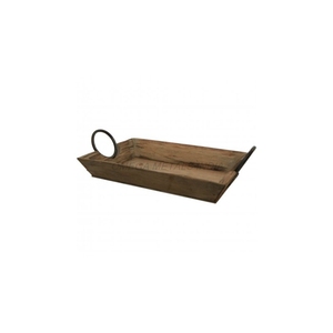Unique Mango Wood <b>Tray</b> in <b>Warm</b> Honey Color with Oval Shape and Textured Finish Ideal for Organizing and Displaying Items - Product Image 4