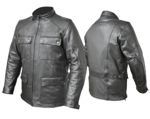 Nouvelle veste de motard originale en cuir - Product Image 1