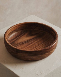 Tazón de madera natural de Acacia ecológico hecho a mano para uso doméstico de alta calidad - Product Image 1