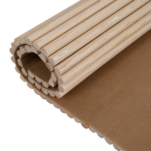 MUMU DESIGN modello semicerchio innocuo <span class=keywords><strong>legno</strong></span> <span class=keywords><strong>massello</strong></span> di quercia bianca per mobili decorazione della parete curvo flessibile pannello pieghevole - Product Image 1