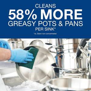Paquete de detergente lavavajillas profesional Dawn y limpiador y desengrasante industrial simple (1 galón, 127.8 onzas líquidas) - Product Image 3