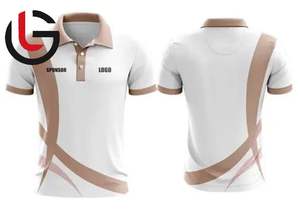 Personalizado 100% algodón orgánico Spandex tela completa manga larga Jersey más tamaño Casual liso impreso Golf para Polo camiseta para hombres - Product Image 3