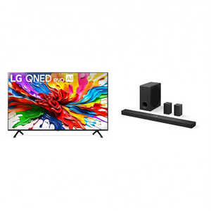 Téléviseur intelligent 4K de 65 pouces avec barre de son home cinéma, enceintes surround arrière et caisson de basses sans fil - Product Image 2