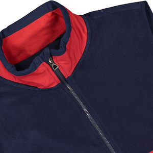 Venta al por mayor de gris claro de los hombres gimnasio polar cepillado cálido invierno transpirable cómodo chaleco sin mangas para los hombres OEM - Product Image 3