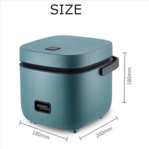 B59B Mini Cuociriso Elettrico Portatile per 1-2 Persone, Macchina da Cucina Automatica per Uso Domestico, Capacità 1.5L/2L, con Paletta in Plastica - Product Image 6