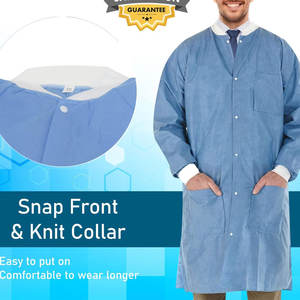 Venta de Fábrica, Bata de Laboratorio Médica de Primera Calidad Más Vendida para Hombre, Personalizable para Uso Hospitalario - Product Image 4