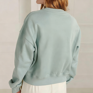 Sudadera de Mujer para Invierno, Personalizada, OEM, Talla Grande, Tejida, Ecológica, Cortavientos, Informal, con Estampado de Letras - Product Image 2