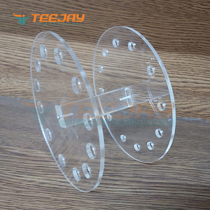 Support de rangement multifonctionnel en acrylique transparent TEEJAY pour 12 pinces à épiler, idéal pour les pinces à cils et à sourcils - Product Image 5
