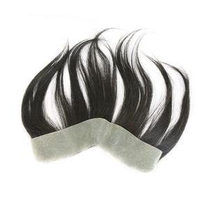 BD hommes brésilien résistant à la chaleur léger droit cheveux humains avant de lacet perruques fermeture à lacet transparente Offre Spéciale Bangladesh - Product Image 2